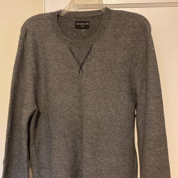 NWT GOODLIFE Slim Fit Crewneck Sweater in grey size XL - Picture 6 of 16